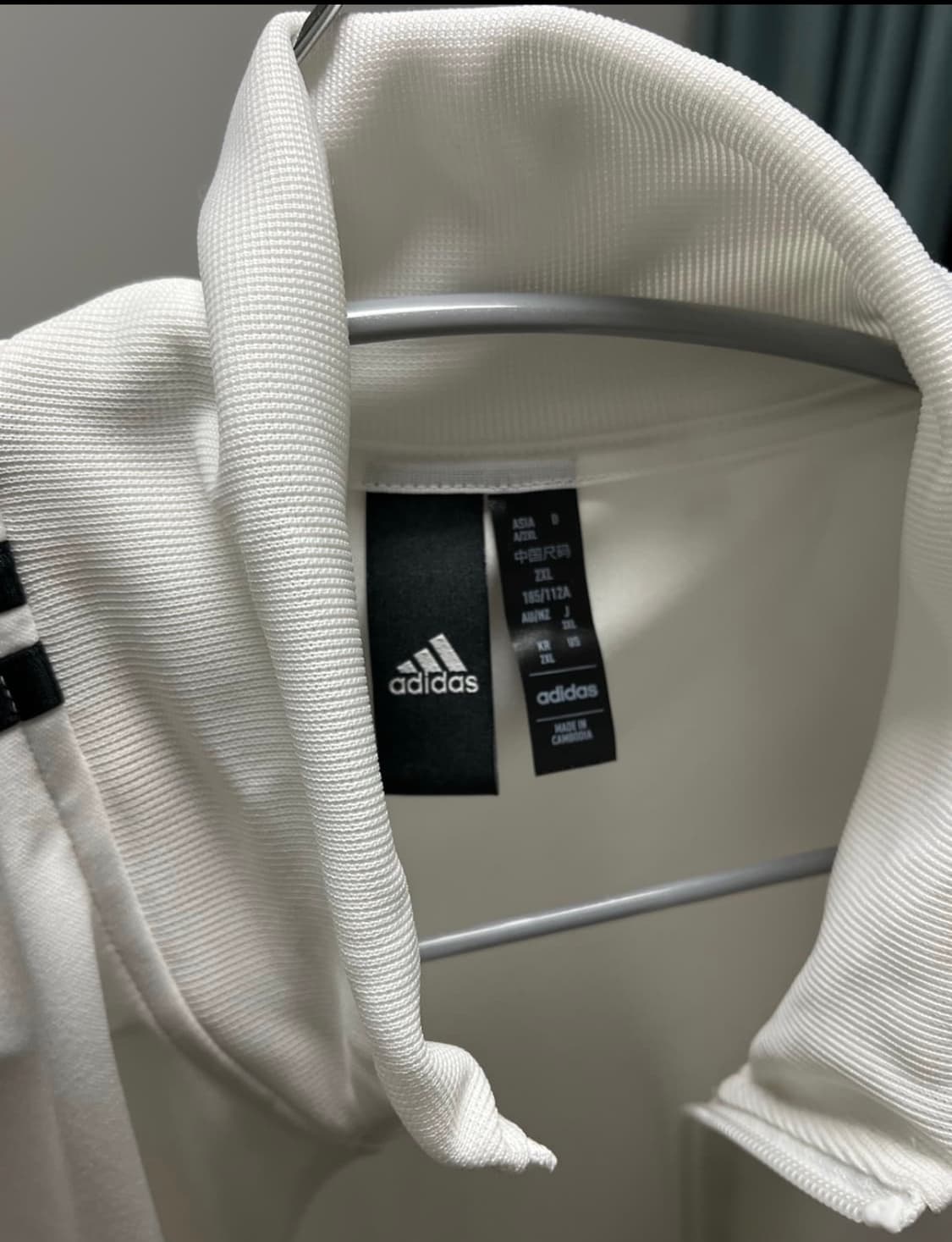 아디다스 져지 2xl 흰색 상품이미지3