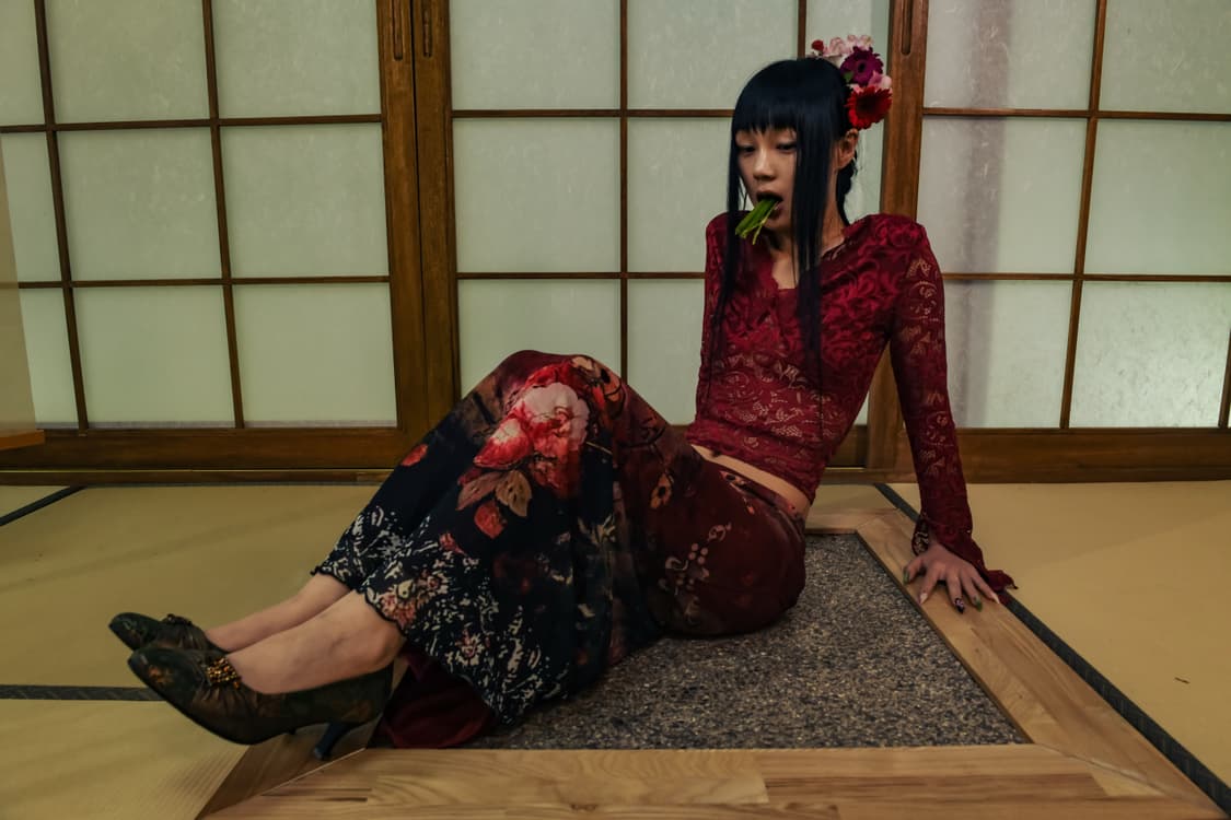 Art Nouveau Pumps ( black / green ) 상품이미지6