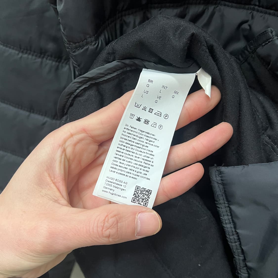 HUGO BOSS 휴고 보스 슬림핏 경량 패딩 셔츠 자켓 L 상품이미지4