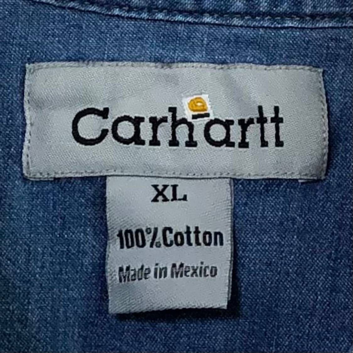 Xxl 칼하트 데님 셔츠 상품이미지3