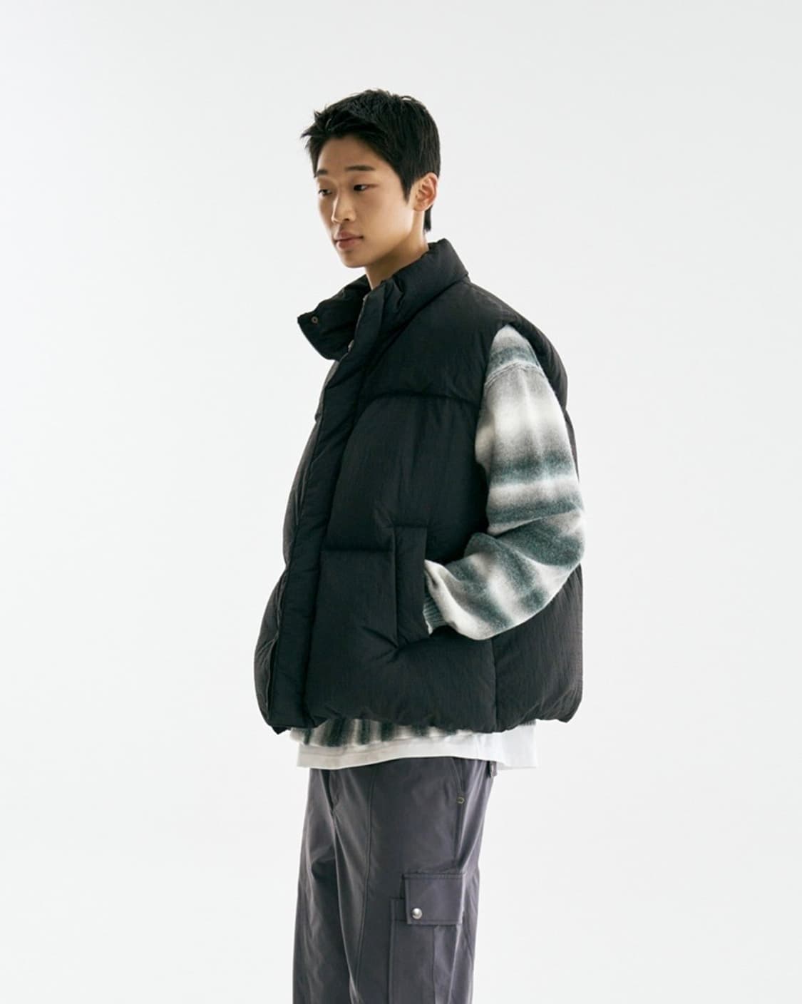 [M] 더니트컴퍼니 덕다운 패딩 조끼 베스트 상품이미지1