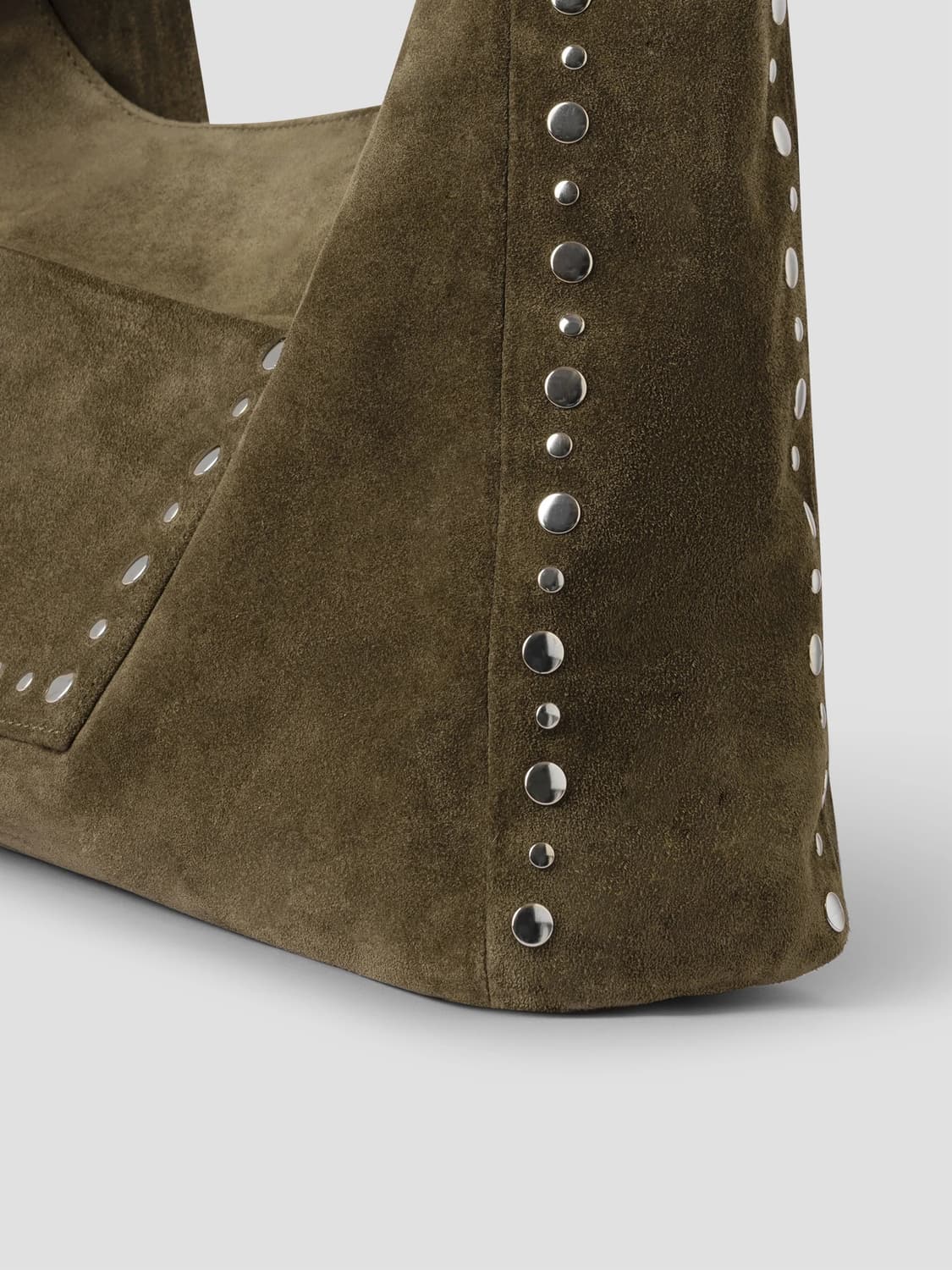 Gimaguas  기마구아스 맥시 프랑카백 카키 스웨이드  상품이미지7