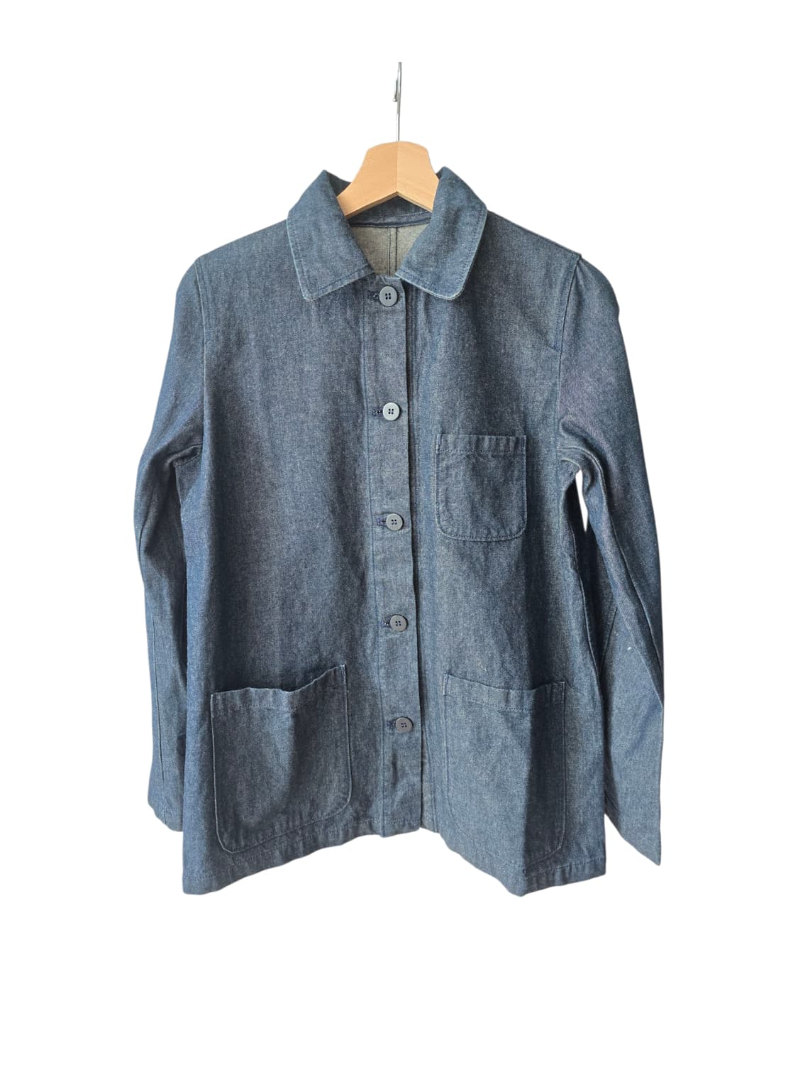 japanese vintage 무지(MUJI) 데님 워크 자켓 상품이미지1