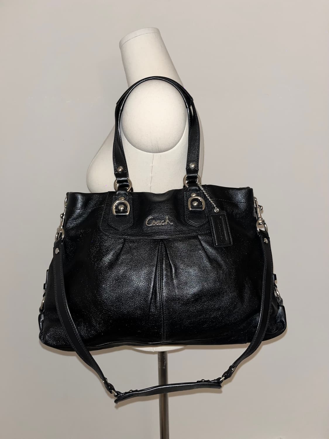  📦Coach Basic allblack shoulder bag 상품이미지1