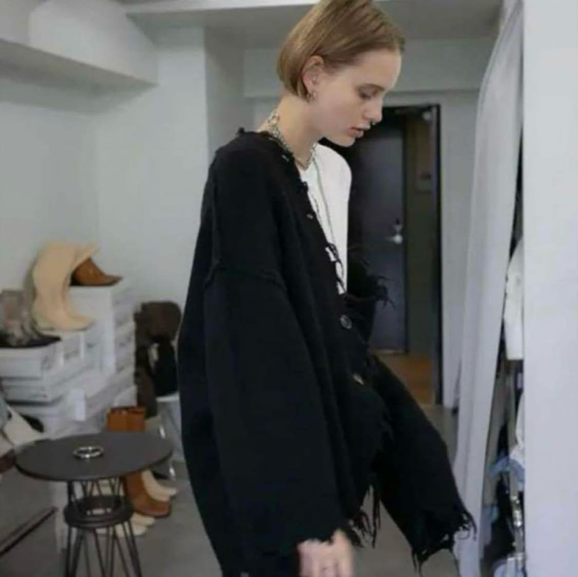 f) perverze 퍼버즈 크래쉬 니트 가디건 상품이미지8