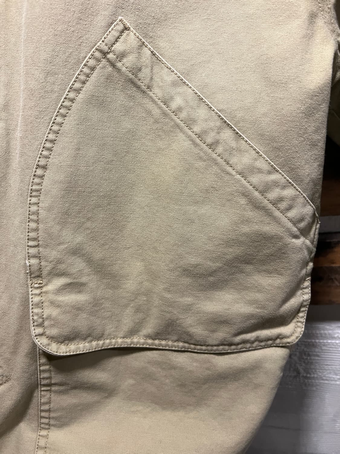 [XL]엘엘빈 USA 체크라이닝 아이보리 헌팅 자켓 상품이미지3