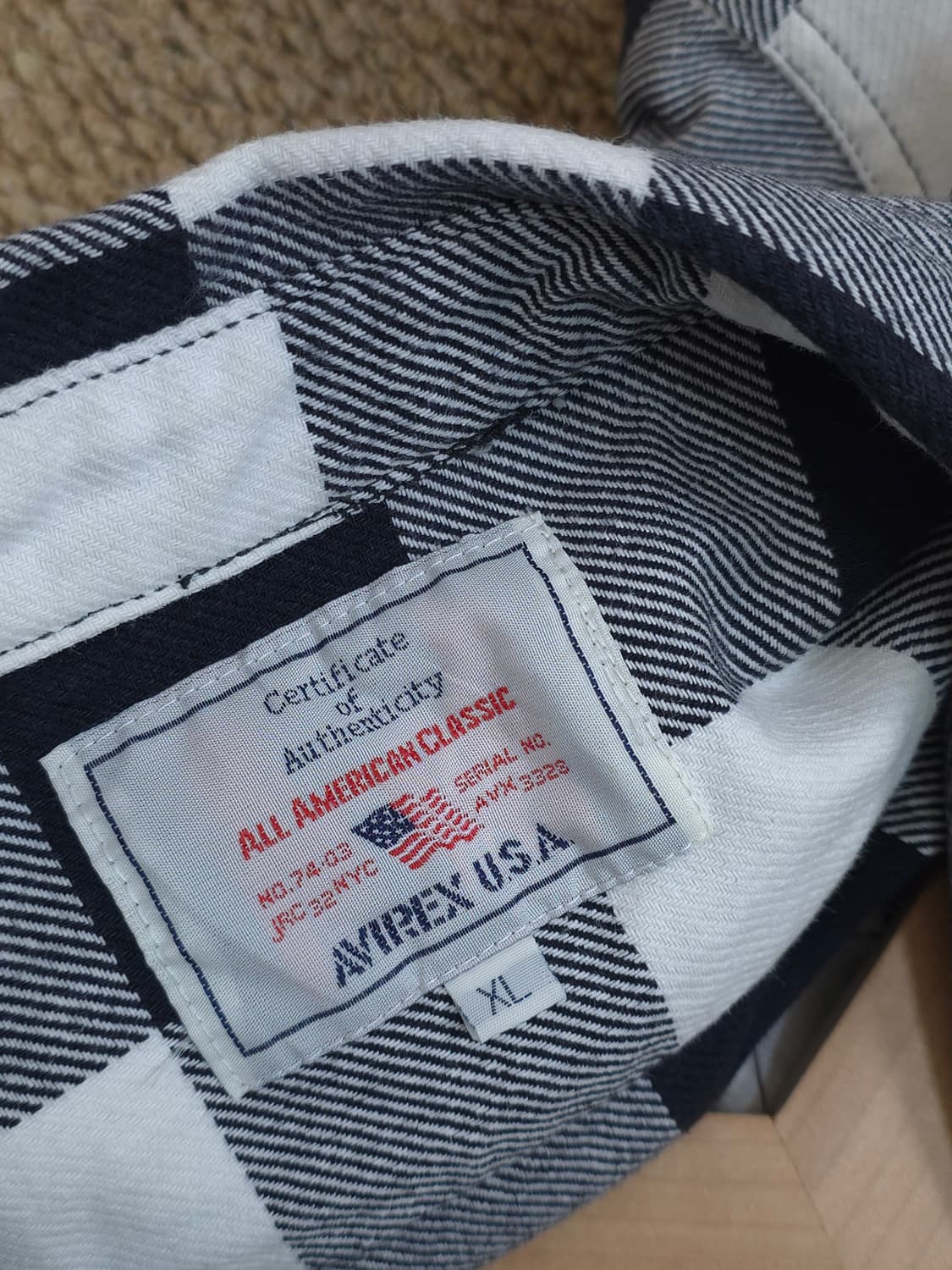 AVIREX 남성XL 아웃도어 셔츠 상품이미지10