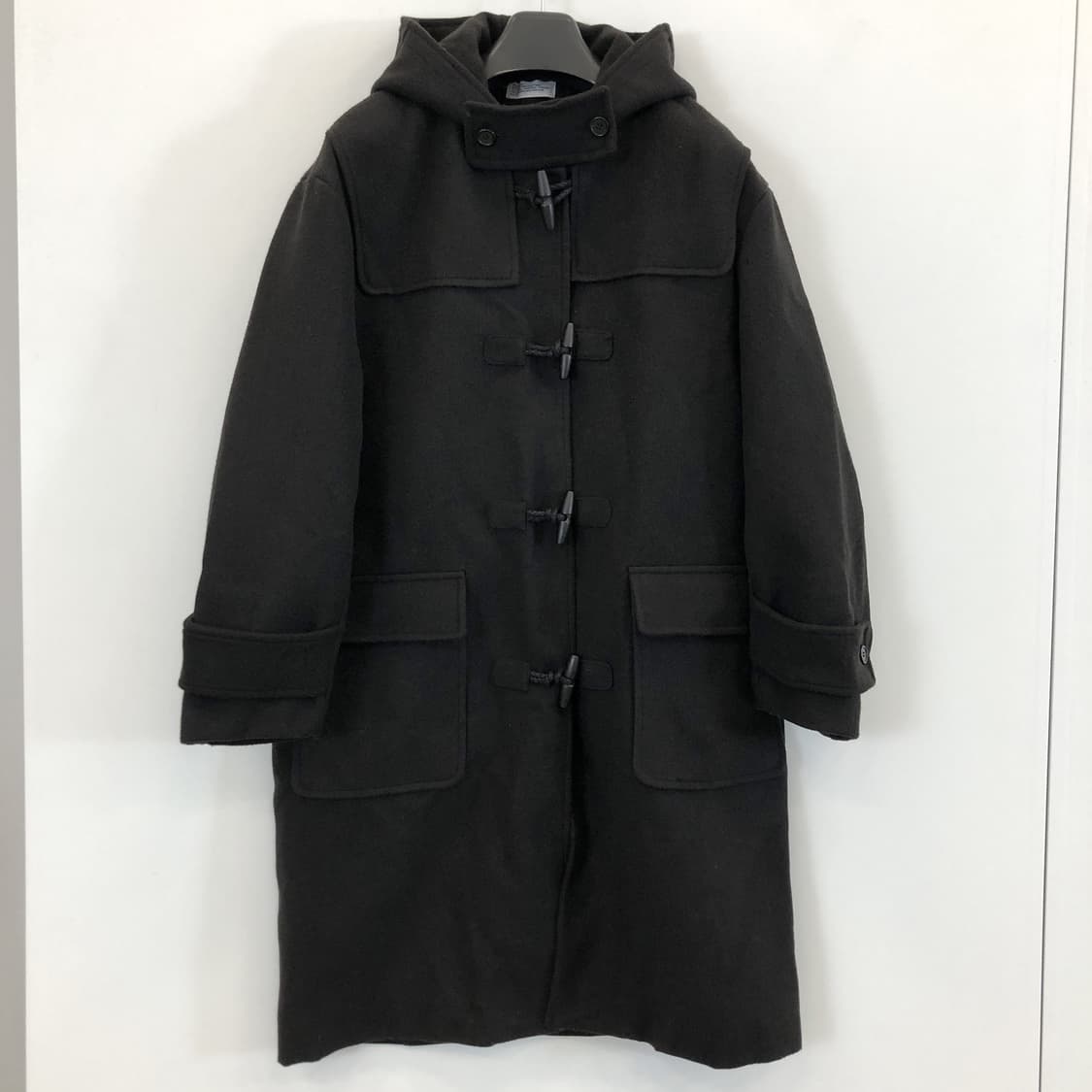 파르티멘토 멜톤 더플코트 M 블랙 상품이미지1