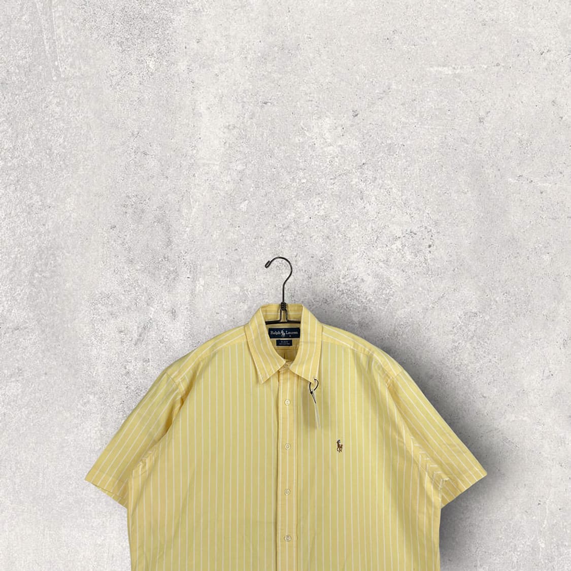 폴로 스트라이프 패턴 로고 셔츠 상품이미지3
