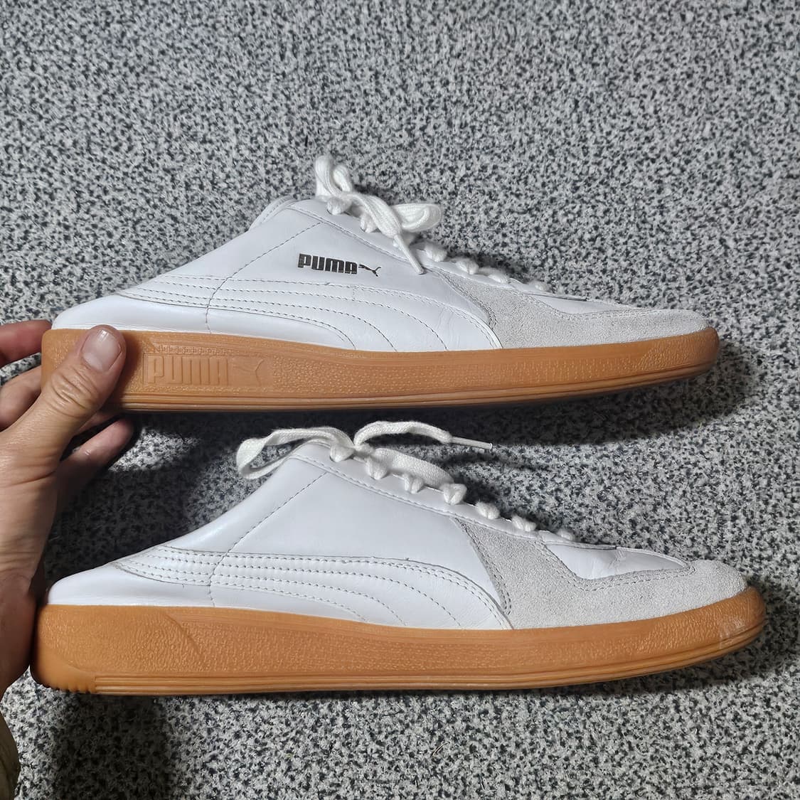 [280] 푸마 Puma 아미트레이너 뮬 화이트 상품이미지3