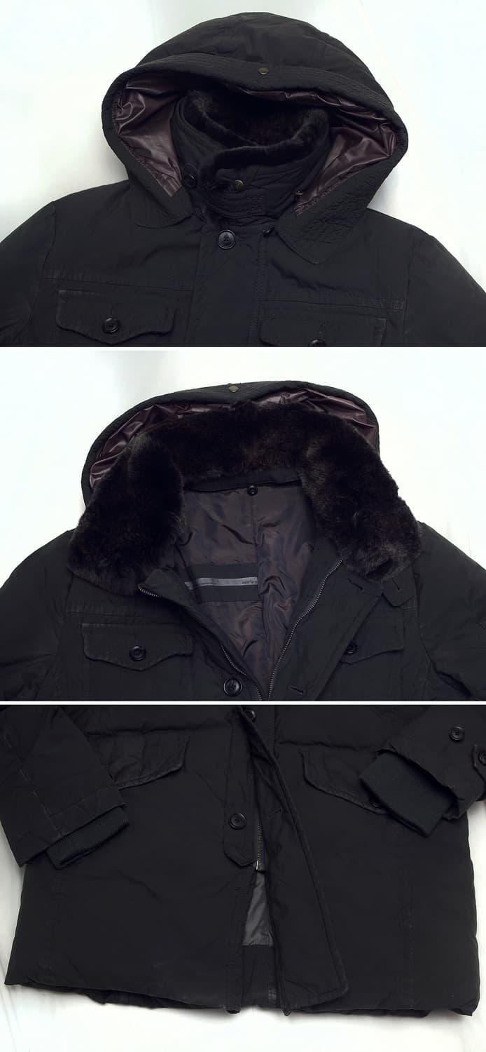 시리즈 (series) 맥켄지 모피카라 구스다운 야상패딩 자켓 (100) 상품이미지4