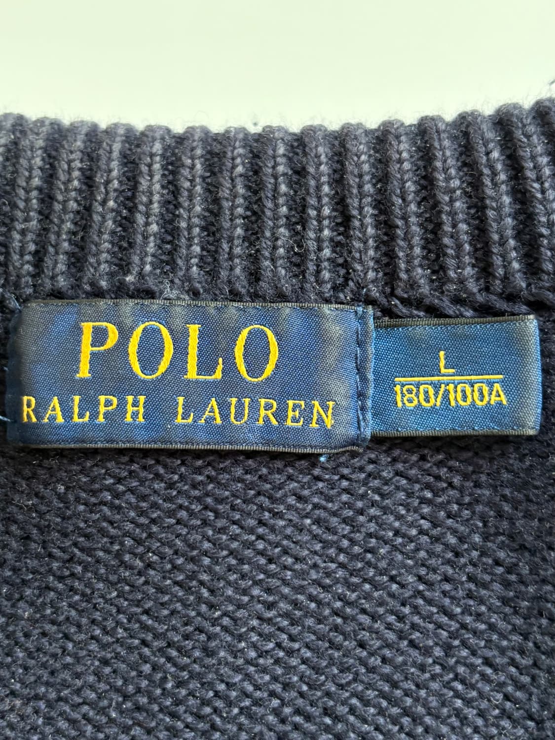 Polo 폴로 랄프로렌 신형 코튼 그린포니 네이비컬러 하프집업 상품이미지5