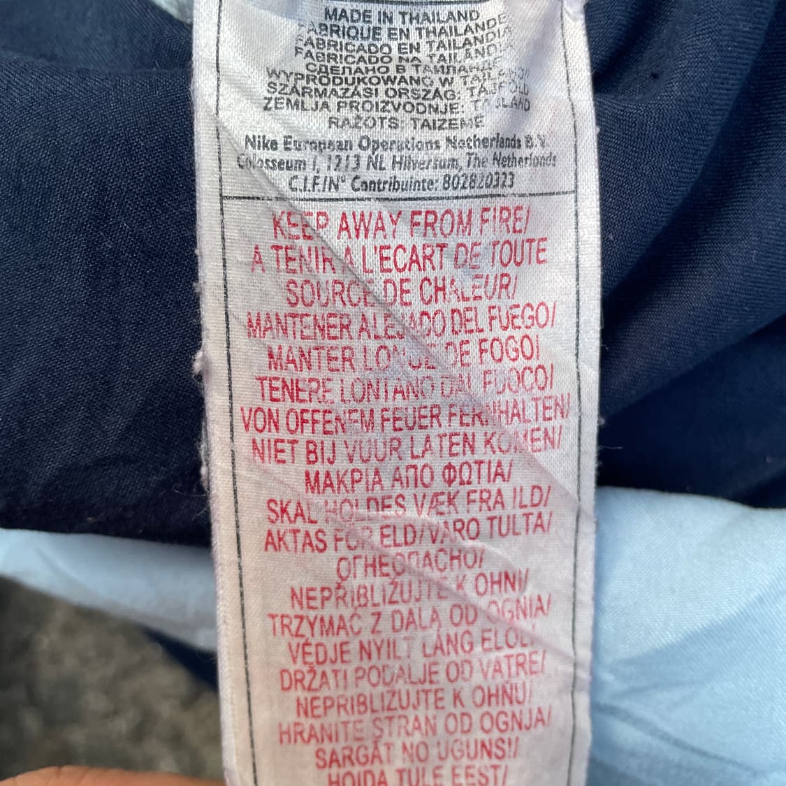 00s 나이키 대장급 빅로고 올드스쿨 아노락 트랙자켓 바람막이 실측 L 상품이미지9