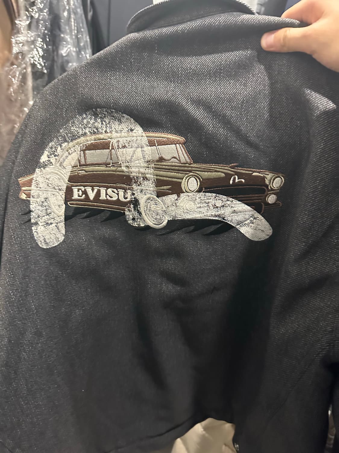 에비수 자동차 자수 자켓 상품이미지2