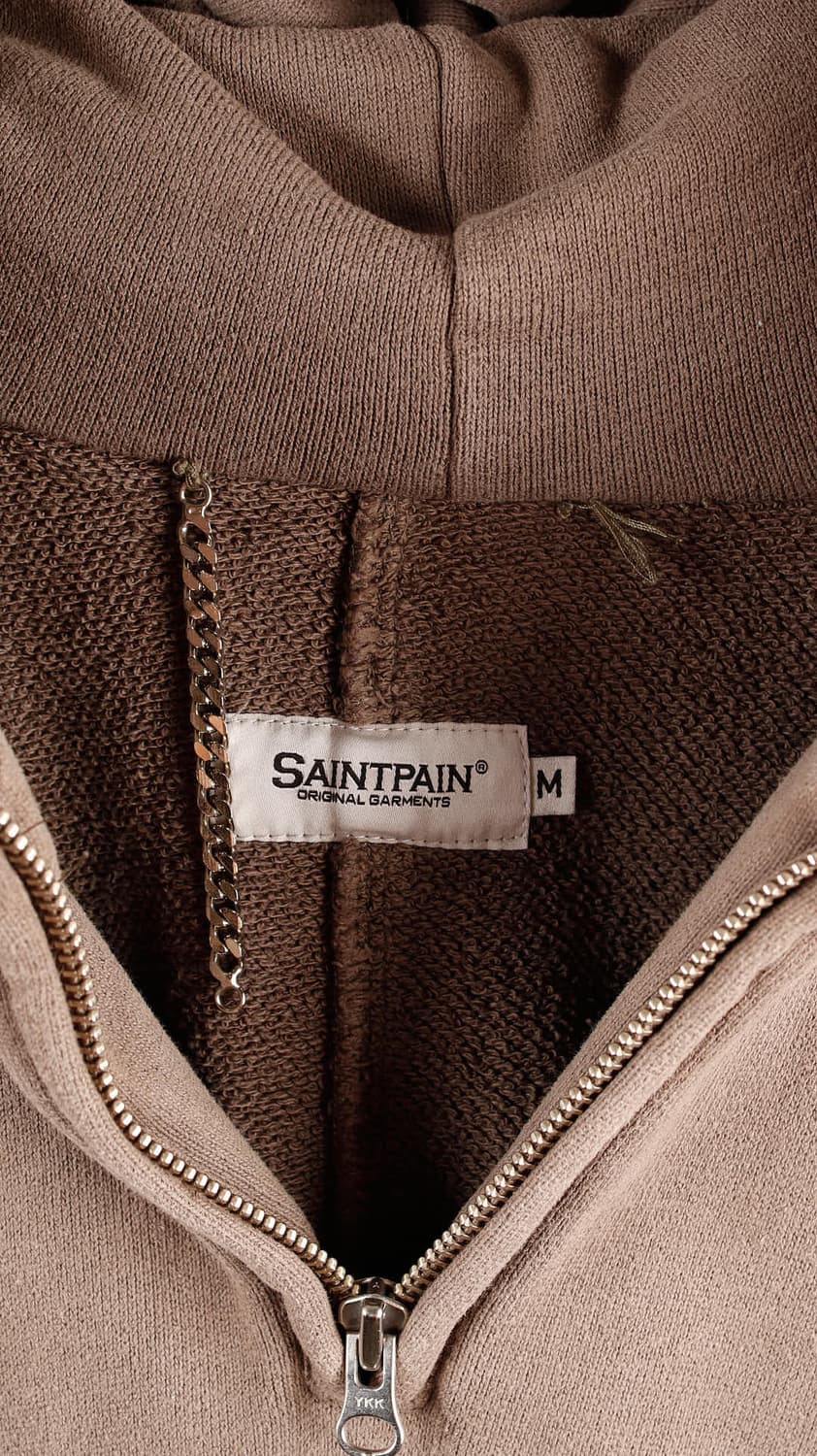 세인트페인 하프집업 후드티 상품이미지3