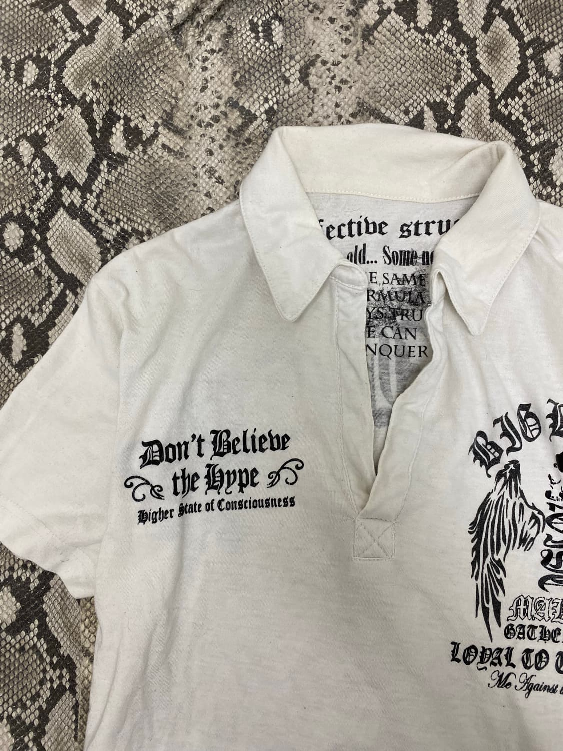 [Defectibe Struct]Skull&Wings Print Tee 상품이미지4