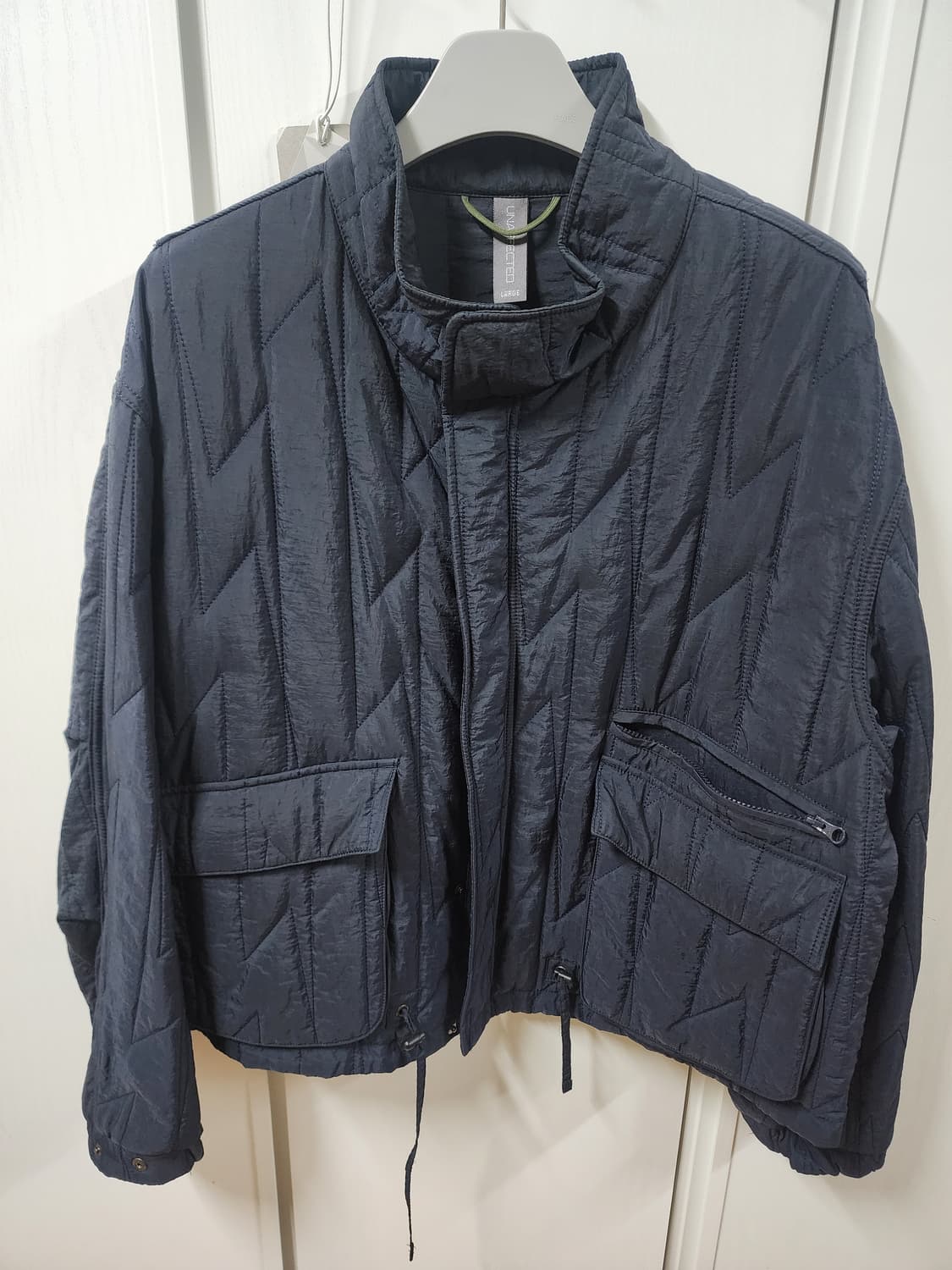 언어펙티드 퀼티드 블루종 22fw 네이비 L 상품이미지2