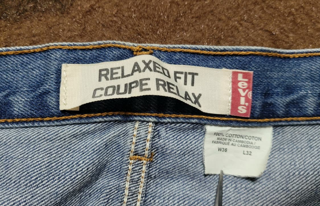 리바이스 남성용 릴렉시드 핏(36/32) 상품이미지5