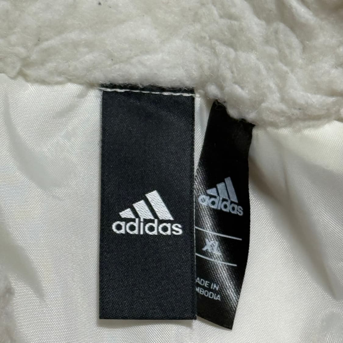 XL 아디다스 양털 플리스 자켓 상품이미지4