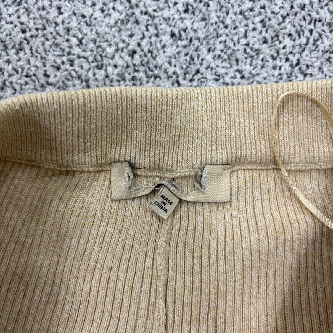 실측 캐시미어 플레어 부츠컷 바지 레깅스 0317J 상품이미지2