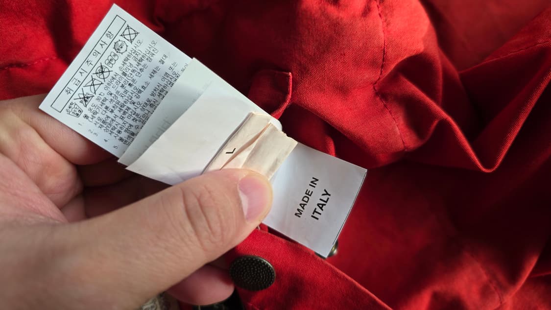 SERIES 시리즈 히스토릭 빈티지 레드 자켓 Made In ITALY  상품이미지10