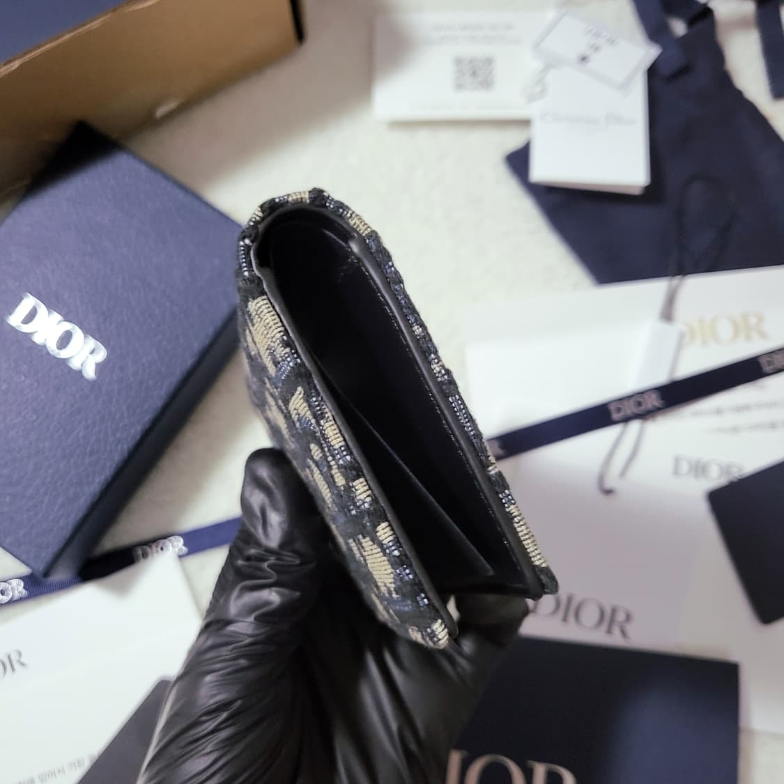 [새상품급/풀구성] 디올 오블리크 오거나이저 카드지갑  상품이미지8