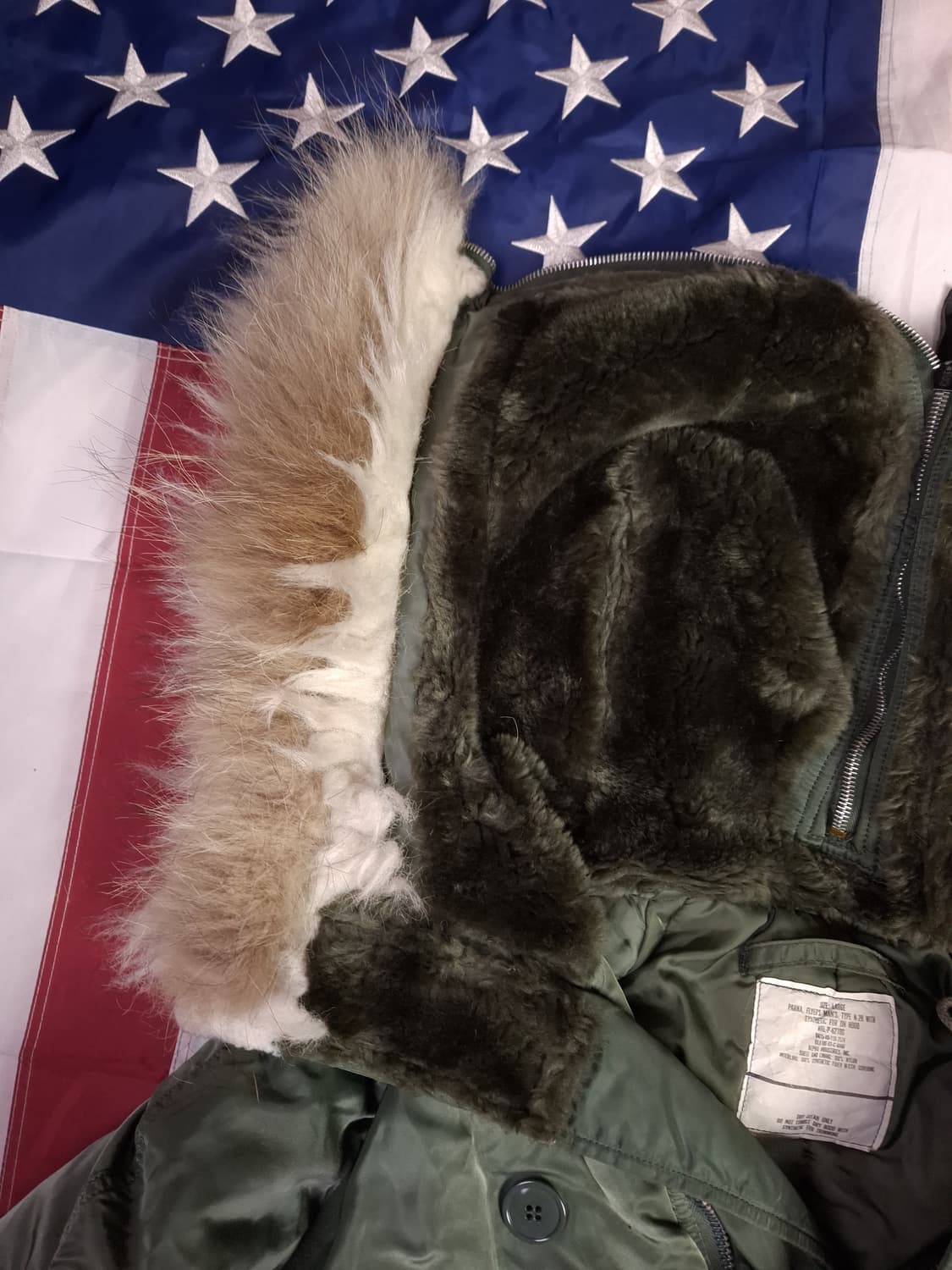 오리지날 90's 미공군 지급용 알파사 N-2B 항공자켓 상품이미지7