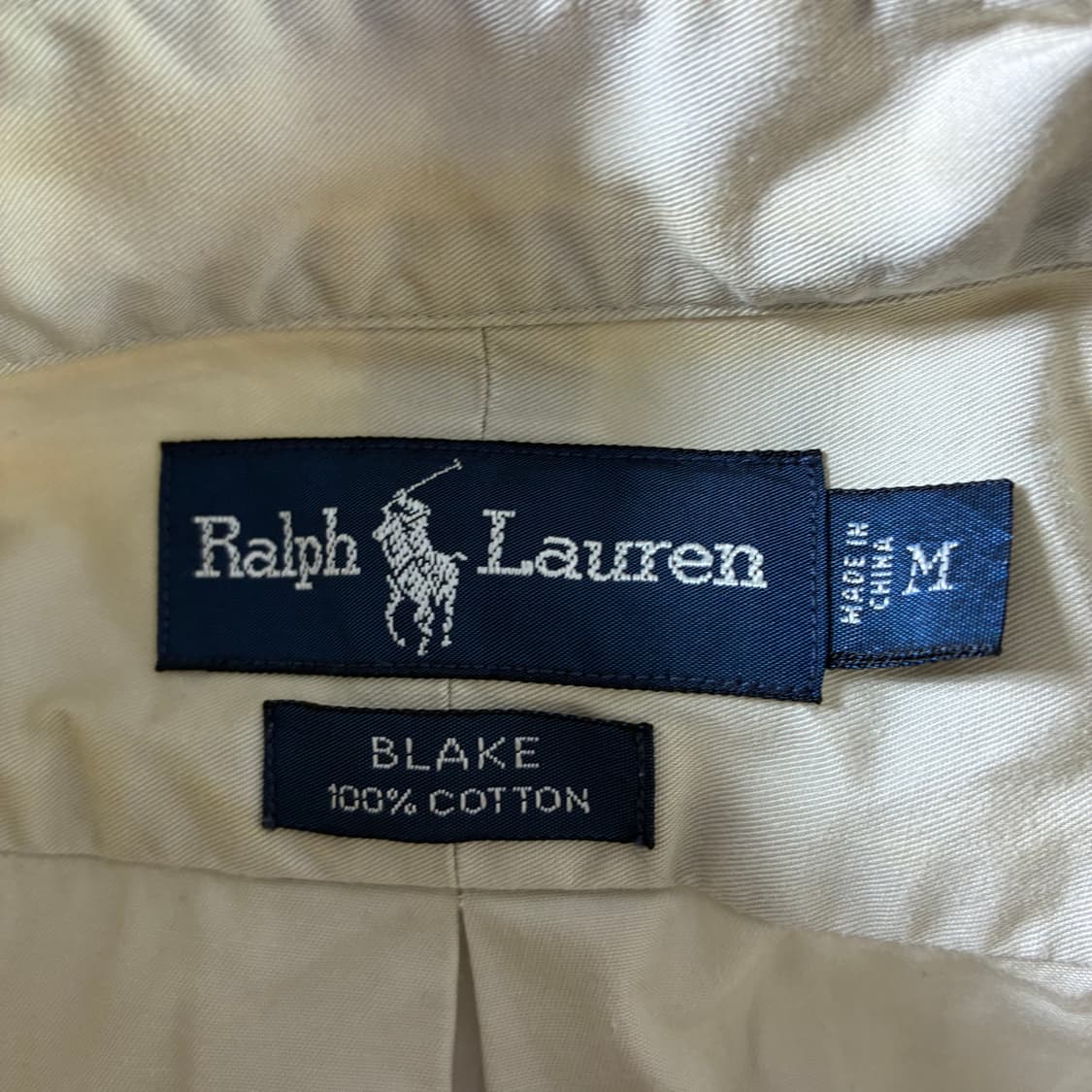Polo  폴로 랄프로렌 자수 코튼 베이지 반팔 셔츠  상품이미지4
