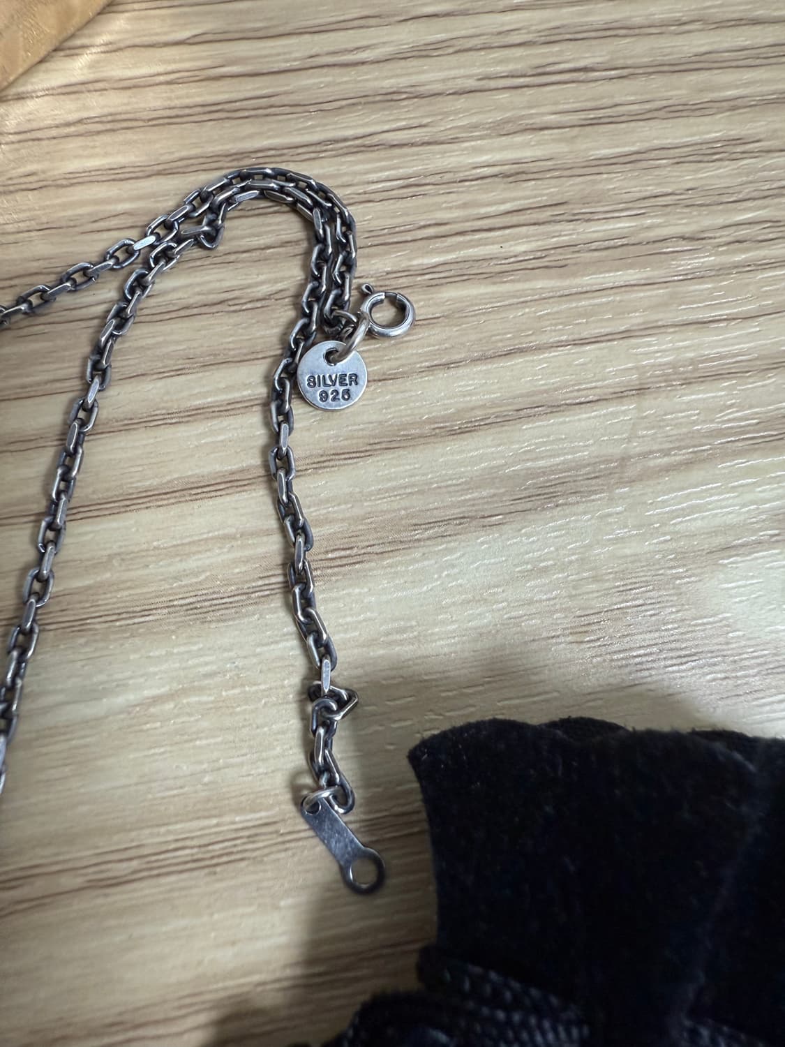 언더커버 곰돌이 목걸이 실버 상품이미지3