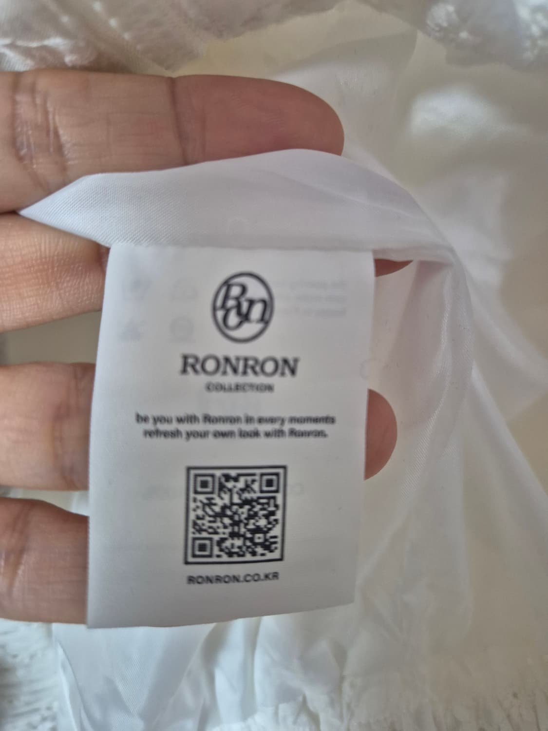 (새제품) 론론 ronron 스프링 윈드점퍼 레이스 자켓 상품이미지9