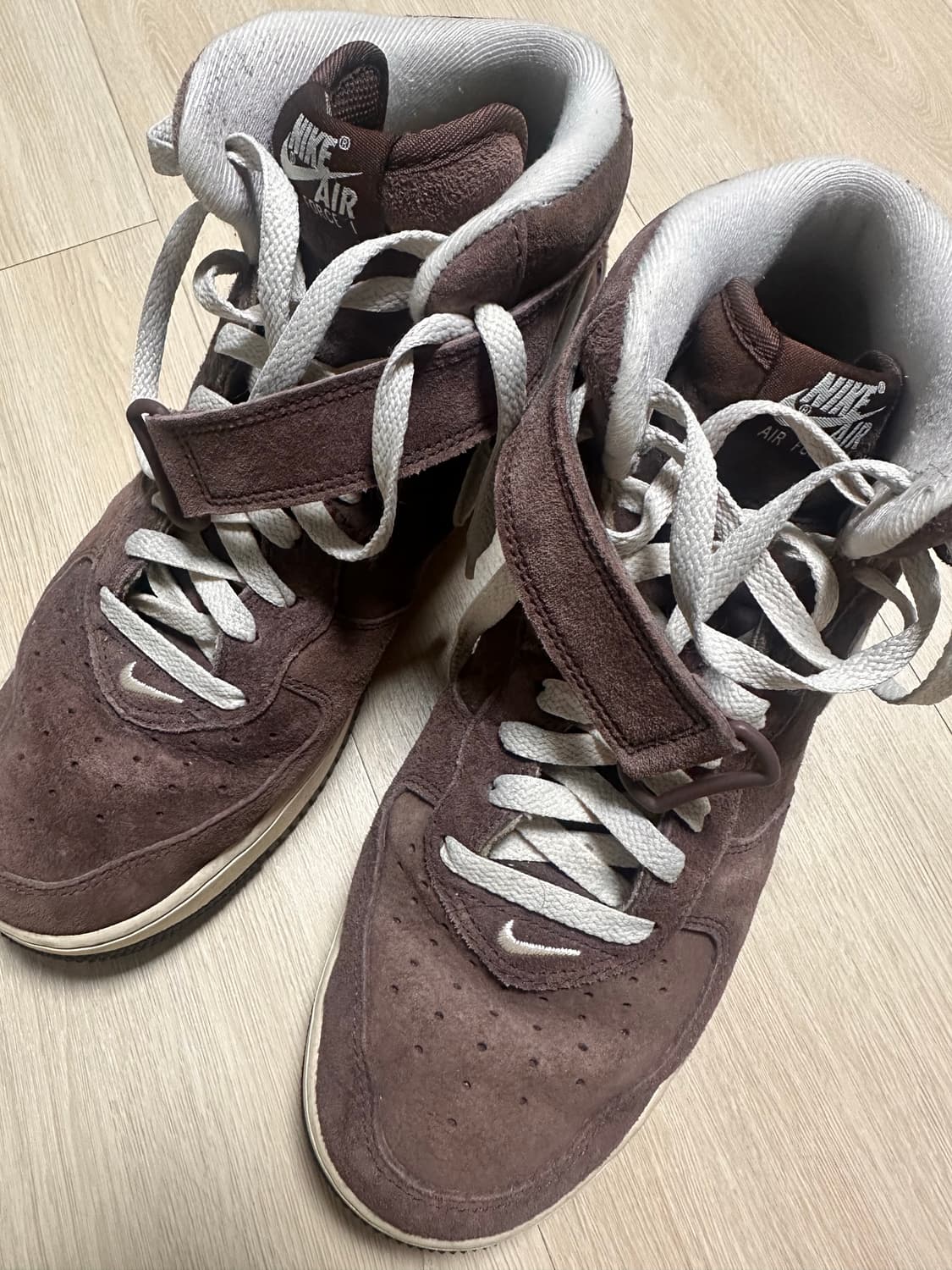 나이키 에어포스 1 미드 '07 QS 초콜릿 275(9.5) 상품이미지9