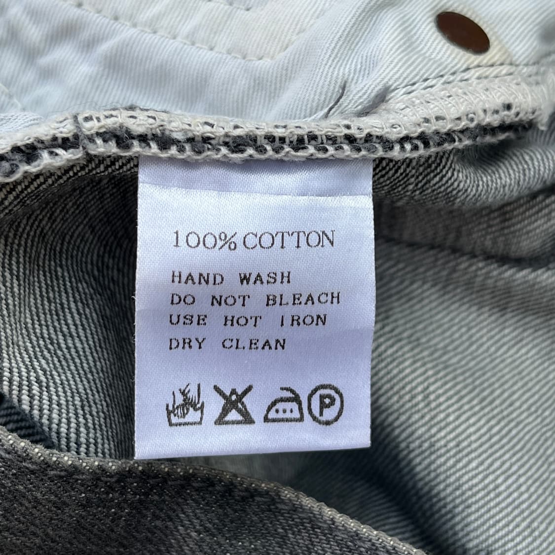 Tabloid News(made japan) 빈티지 흑청 데님(실측확인) 상품이미지8