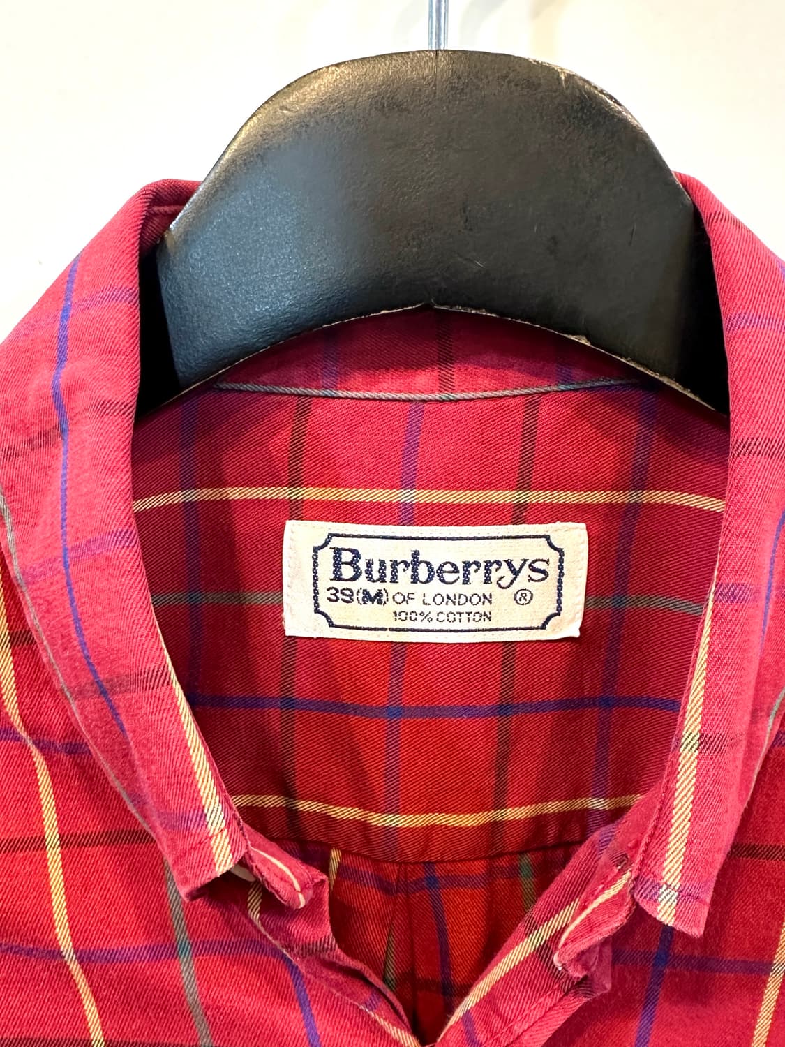 정품 버버리 체크셔츠 M 상품이미지5