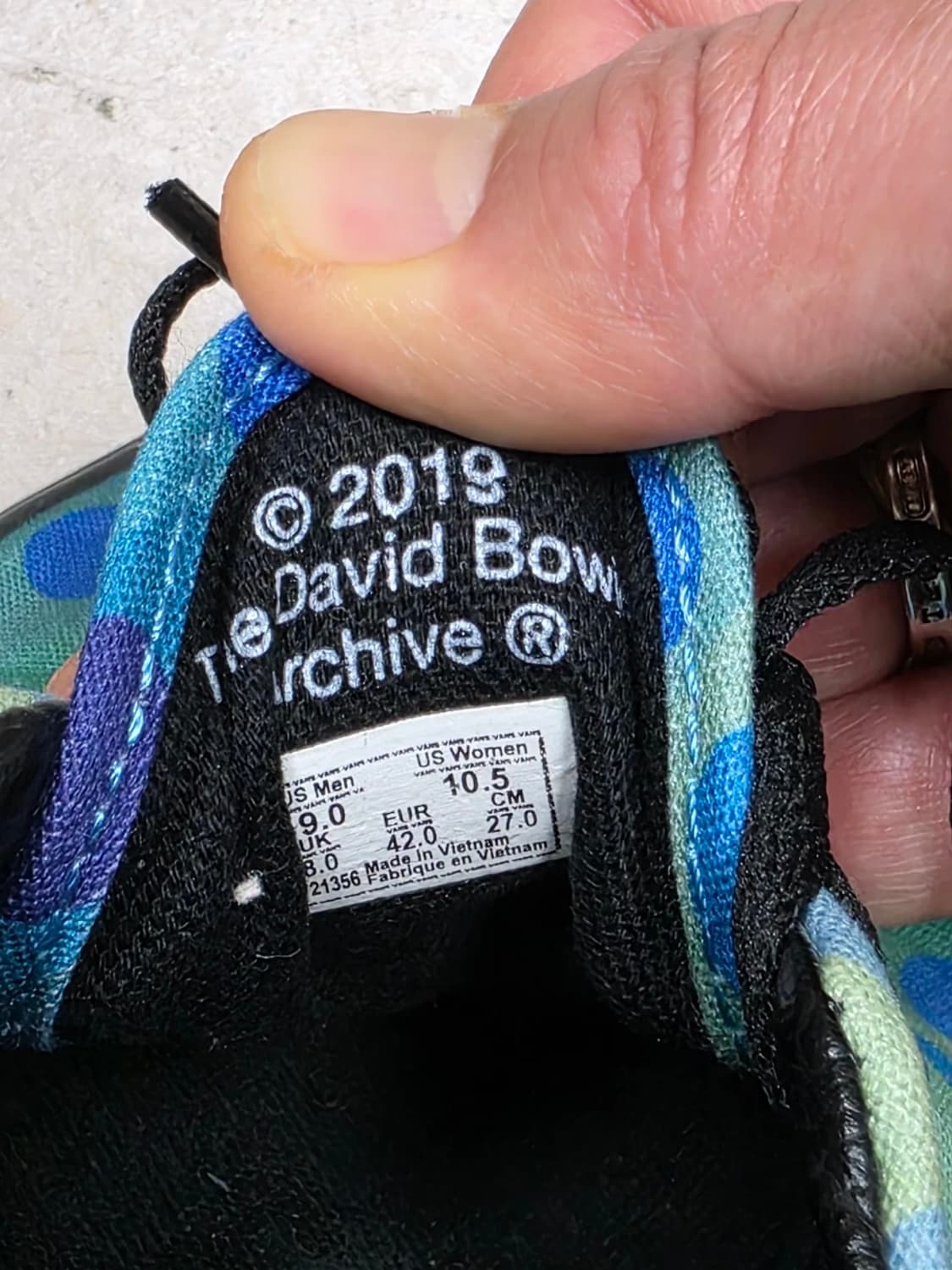 [270] 반스 x 데이비드 보위 에라 스페이스 오디티 스니커즈 상품이미지9