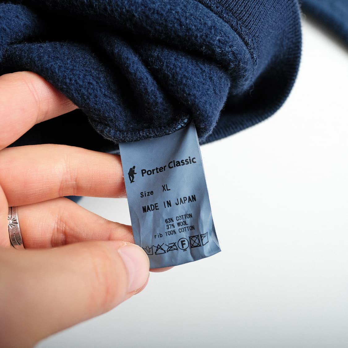 포터클래식 코튼 울 하이넥 풀오버 스웨터 XL사이즈 상품이미지7