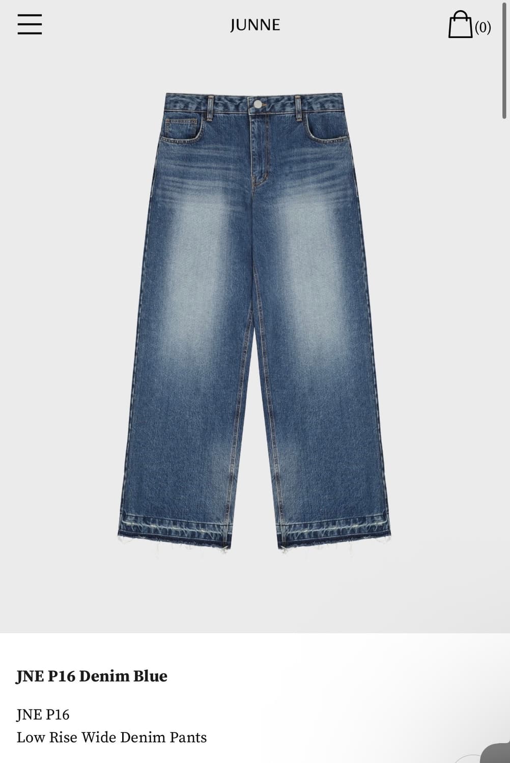 준느 P16 데님 블루 [L] 상품이미지1