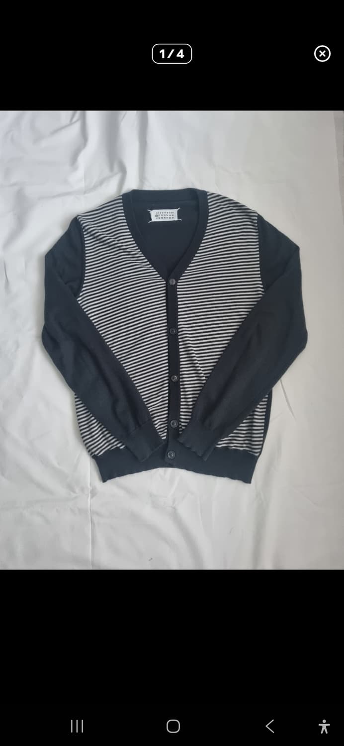 마르지엘라 스트라이프 가디건 상품이미지1