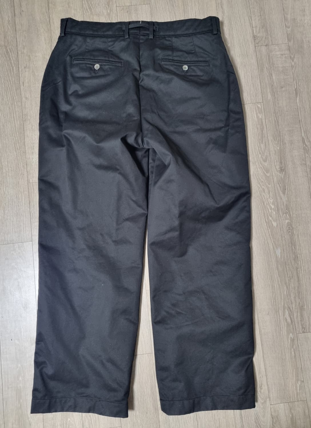 라이즈앤빌로우 어센틱 수피마 302 스트레이트 치노팬츠 34 블랙 상품이미지4