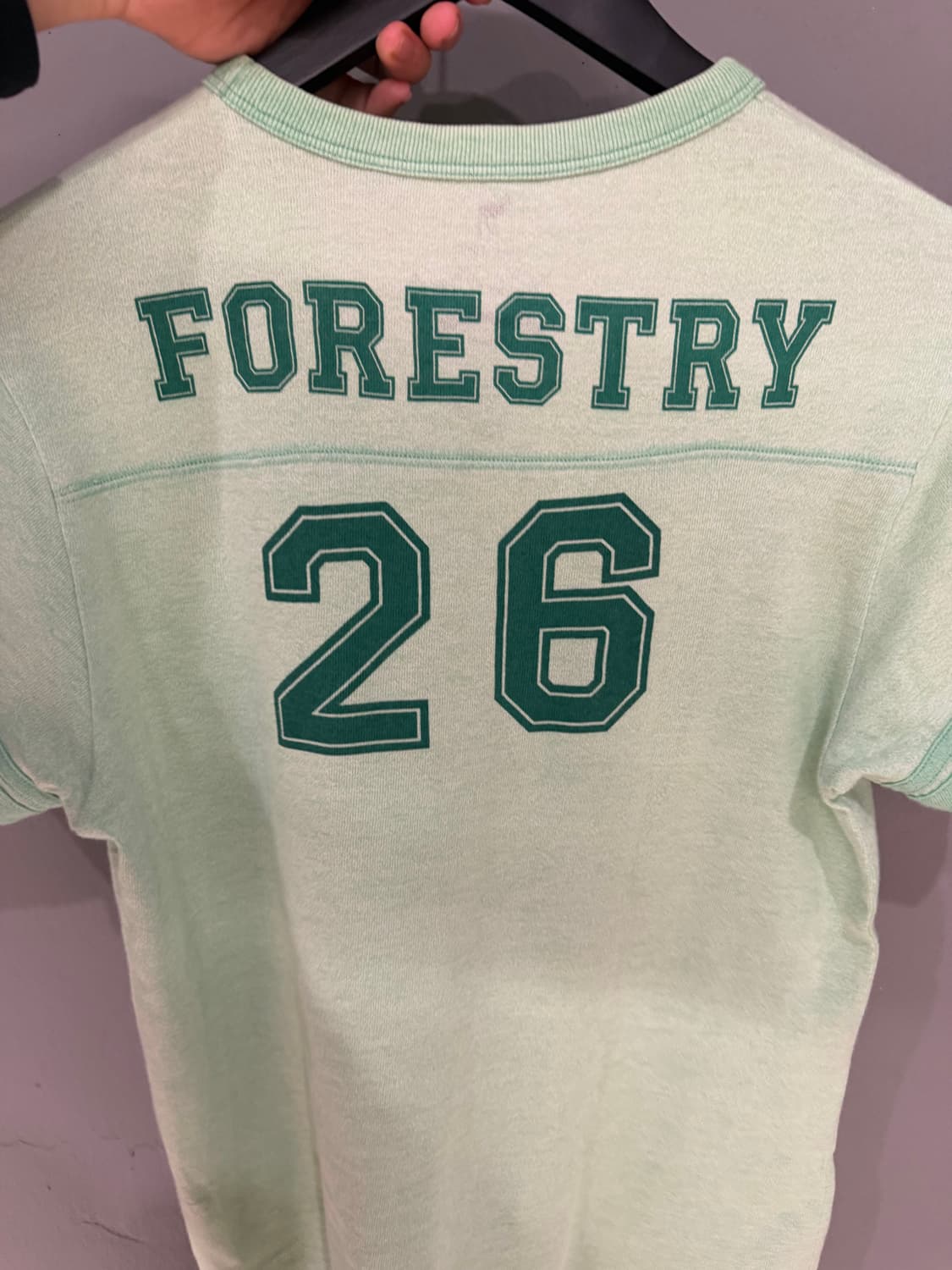 numbering detail mint t-shirt 상품이미지10