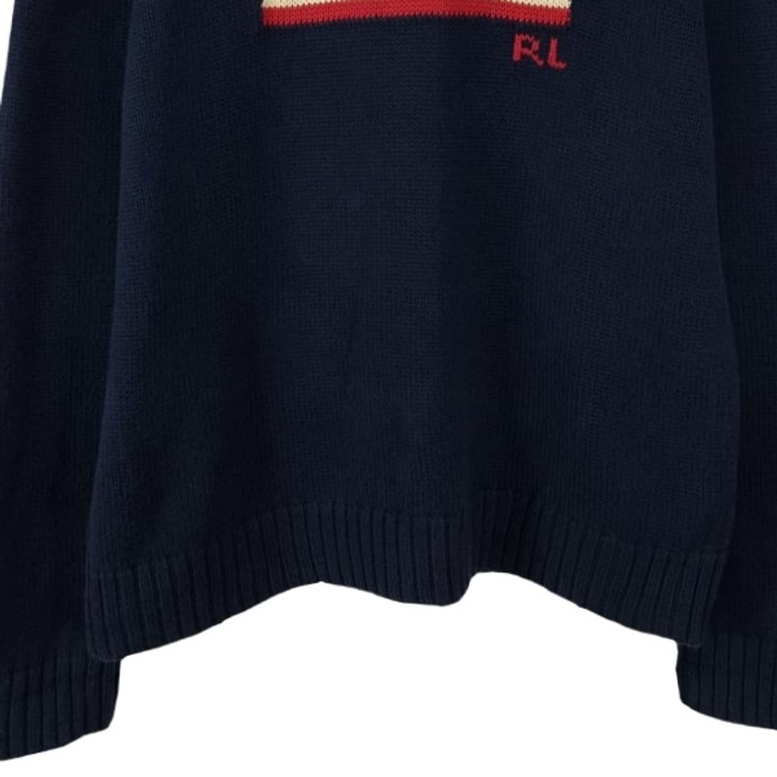 [폴로 랄프로렌] 성조기 자카드 니트 네이비 M19597 상품이미지5