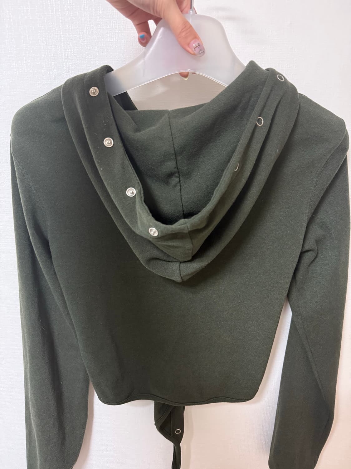 CERRIC 세릭 wrap hood cardigan-khaki 상품이미지6