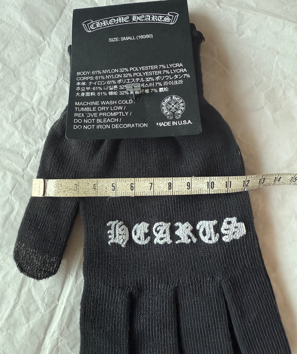 크롬하츠 워크 글러브 블랙 S 사이즈 상품이미지4