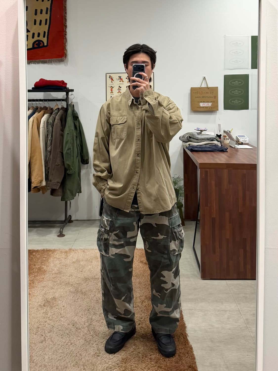 Wrangler 랭글러 투포켓 워크 셔츠 상품이미지2