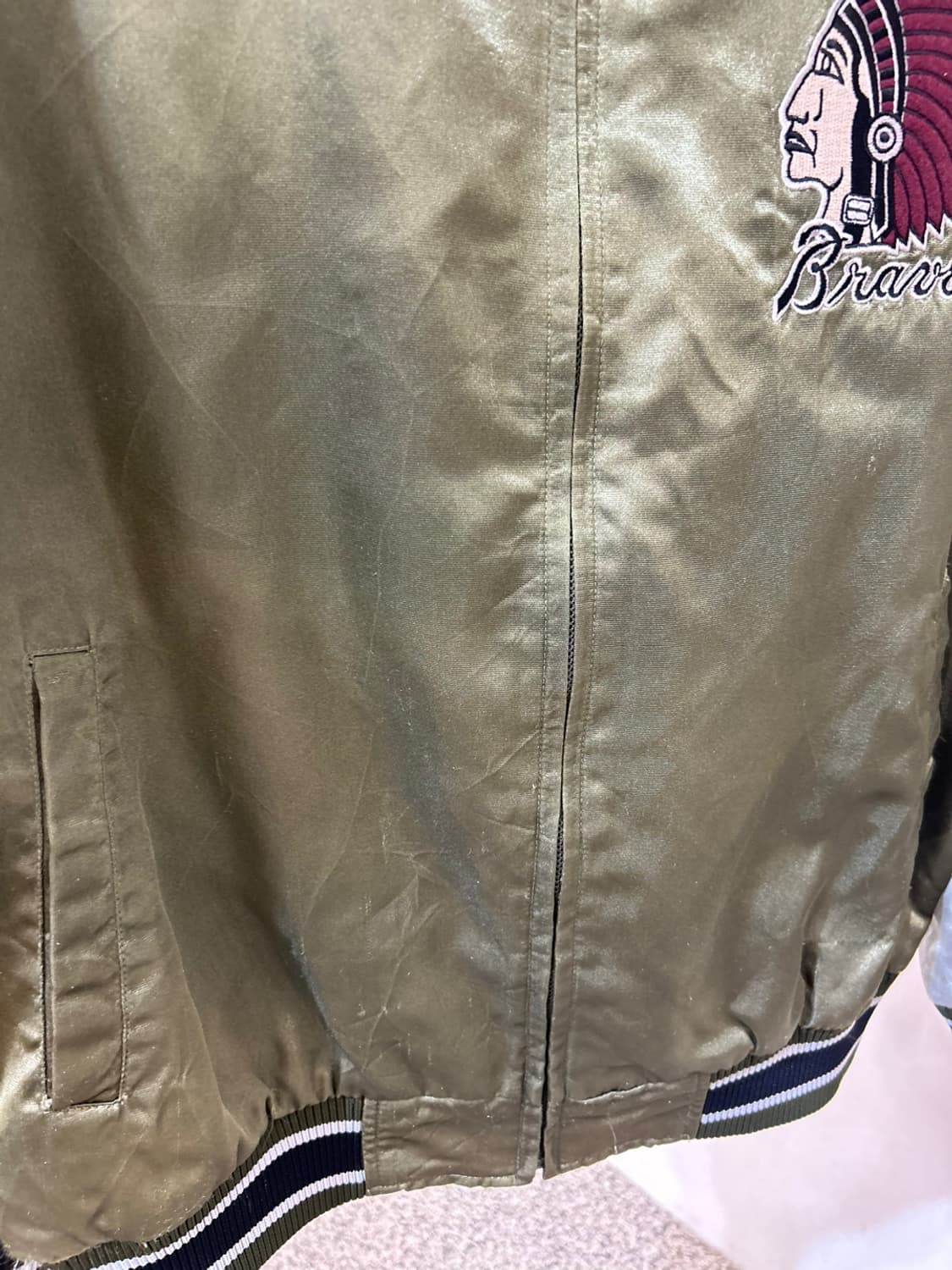 MLB 브레이브스 올드스쿨 자켓 상품이미지5