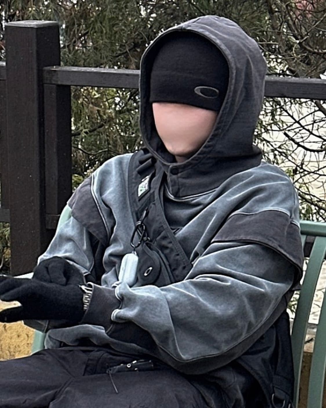 오클리 택티컬 블랙 검정 숏 비니 스트릿 패션  상품이미지2