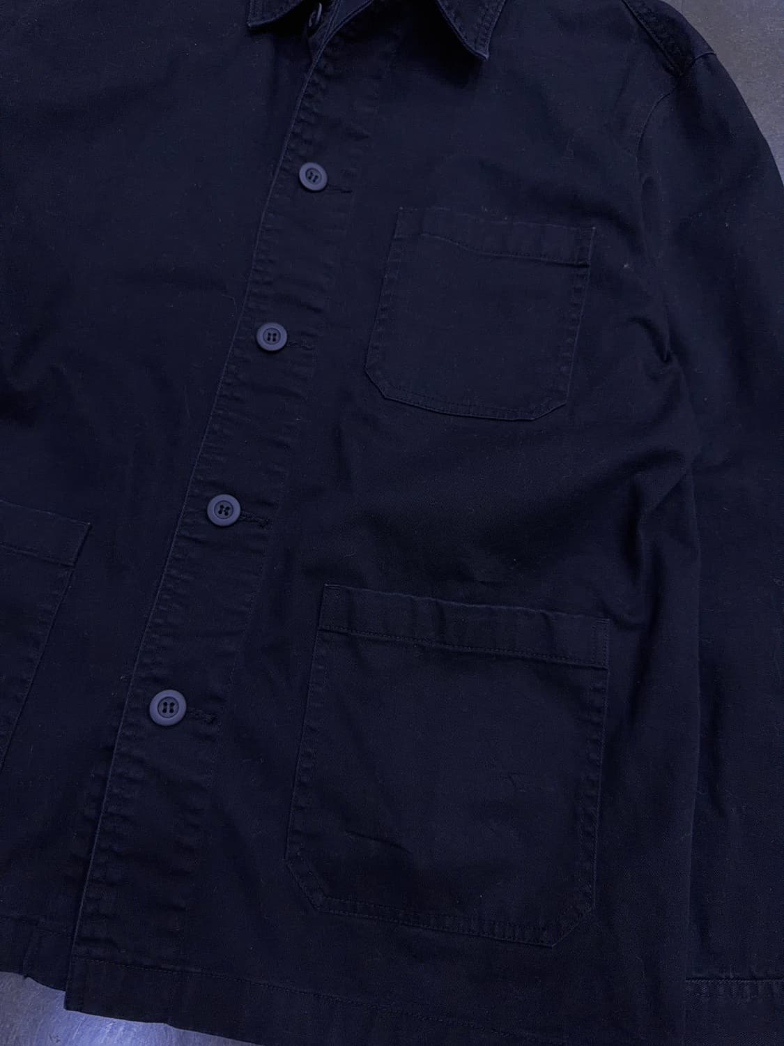 무신사스탠다드 레일로드 워크웨어 자켓 블랙 XL 상품이미지8