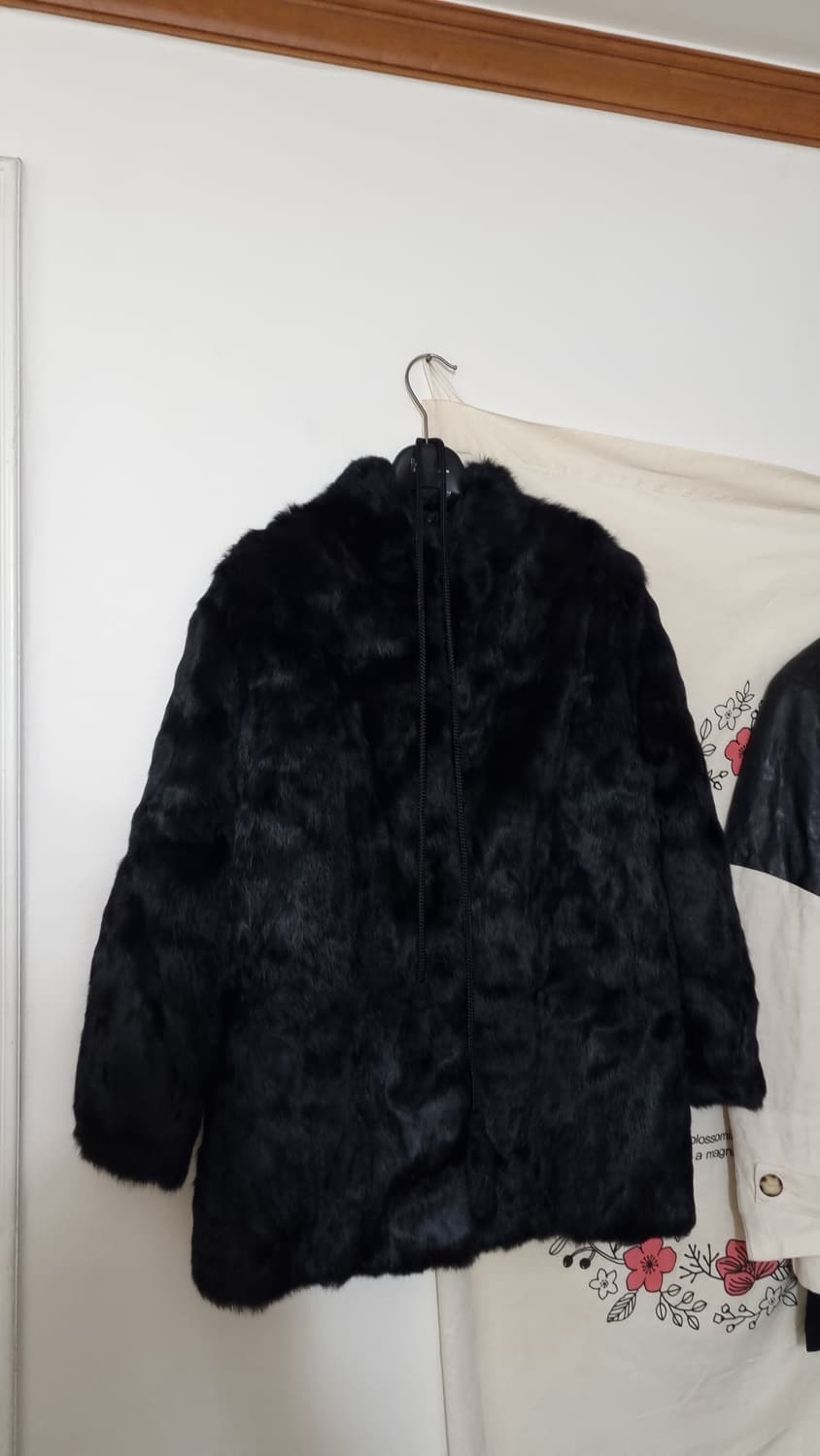 블랙 레빗 모피 벨티드 하프자켓 46 상품이미지3