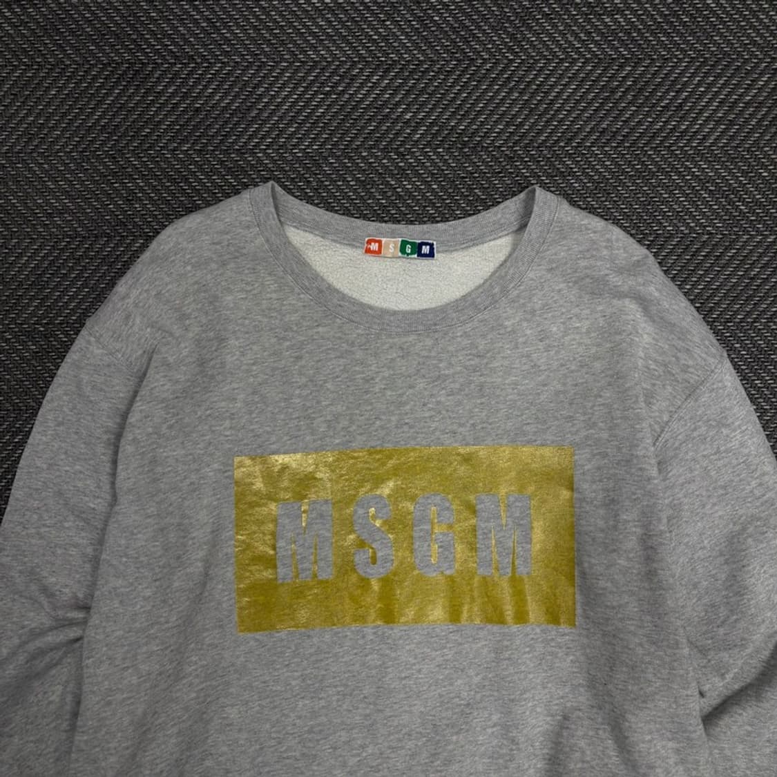 MSGM 박스로고 맨투맨 v0272 상품이미지3