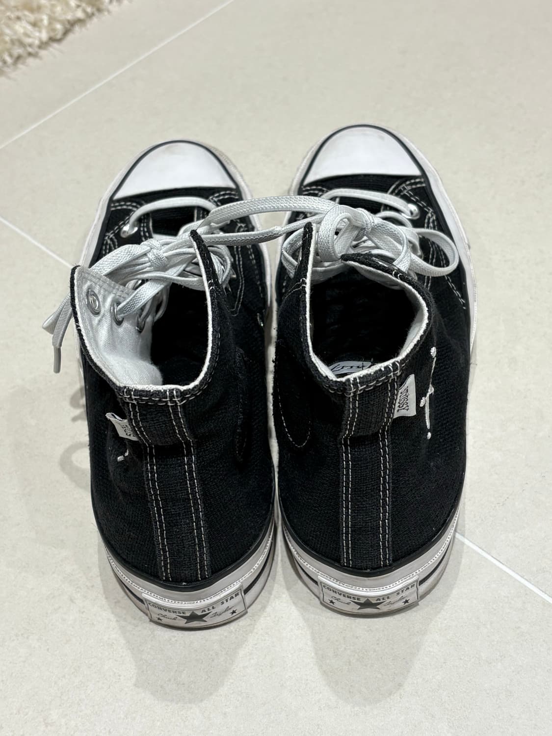 스투시 컨버스 척70 하이 250사이즈 stussy converse 상품이미지4