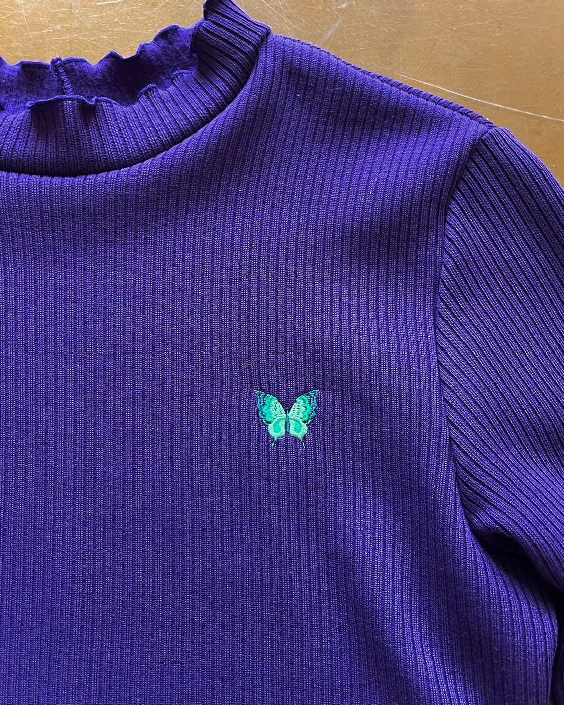 ANNA SUI Purple Golgi Knit Long-Sleeve 상품이미지5